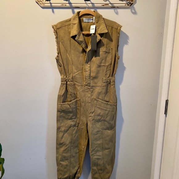 NWT Free People x One Teaspoon Aviator Camp Jumpsuit - Picture 9 of 10